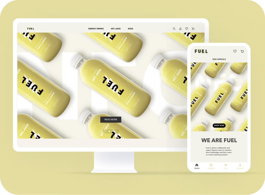 模板推薦 | 年輕跳躍的FUEL 主題，多角度展示、動效視覺一絕！